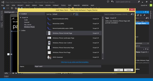 Windows phone protect page